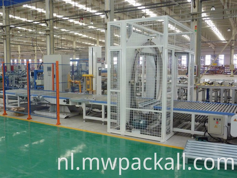 Horizontale inpakmachine met stretchfilm voor verpakkingsbuizen